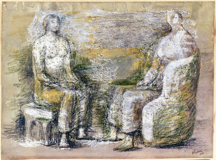 Two Seated Women