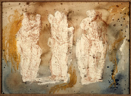 Three Standing Figures