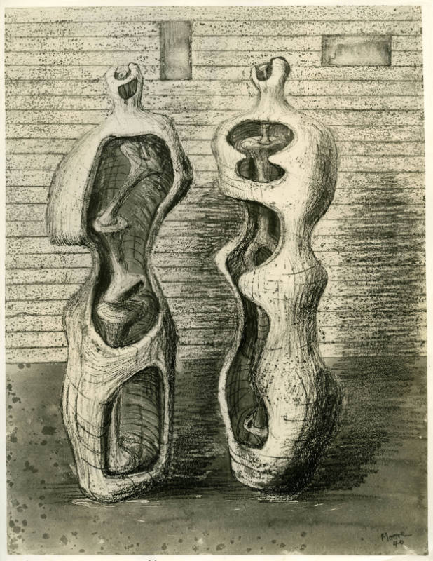 Two Standing Figures