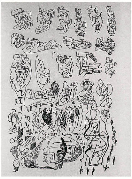 Ideas for Sculpture: Pen Drawing