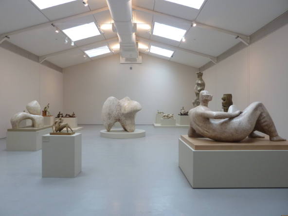 <i>Henry Moore: Plasters</i>, Perry Green.<br>photo: Claire Smith