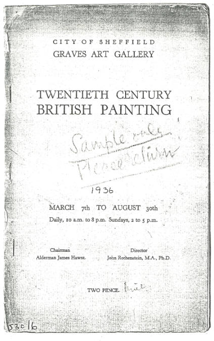 Twentieth Century British Painting.
