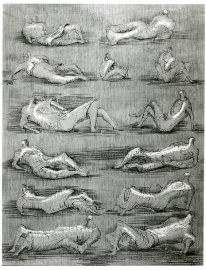 Draped Reclining Figures: Ideas for Sculpture