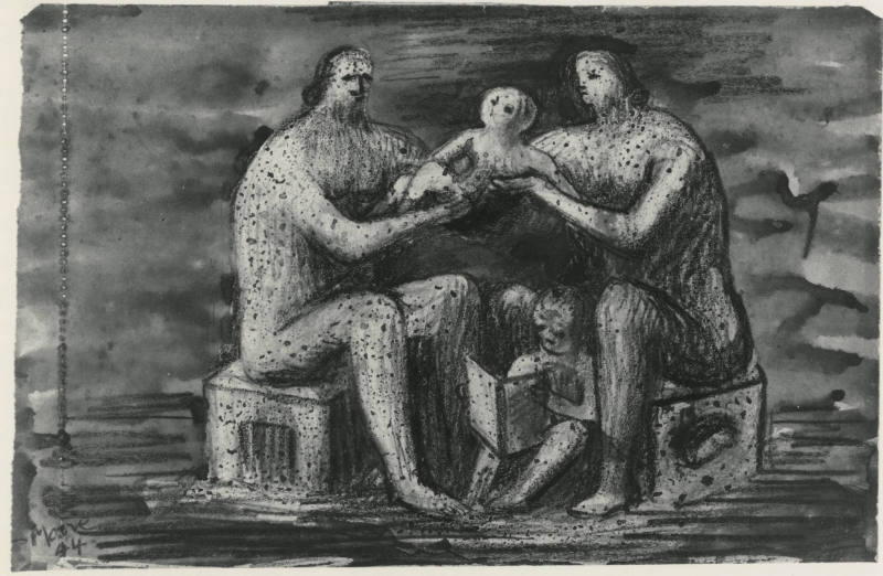 Seated Family Group