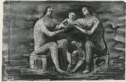 Seated Family Group
