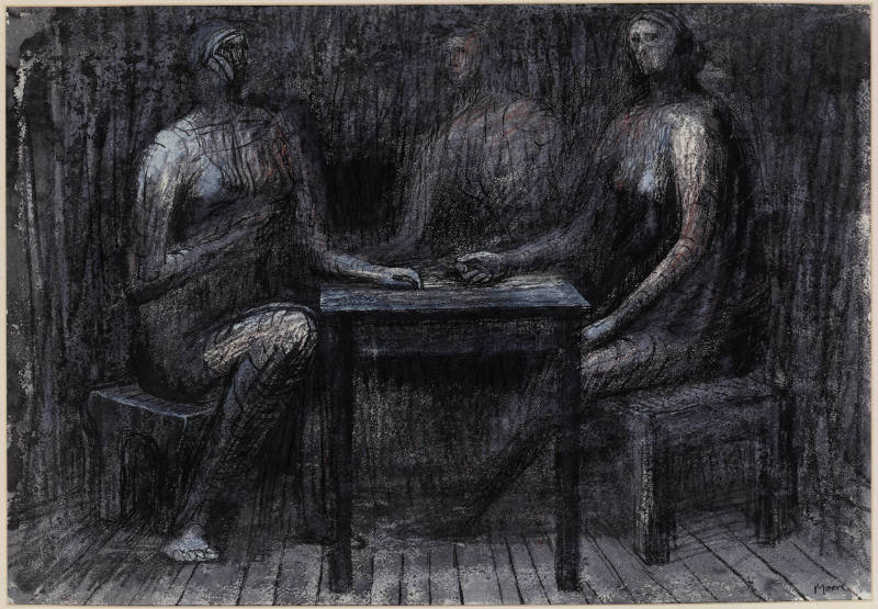 Three Women Round a Table