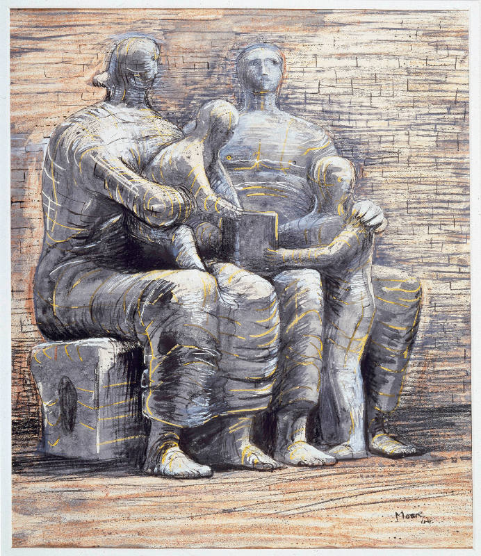 Family Group – Works – The Henry Moore Artwork Catalogue