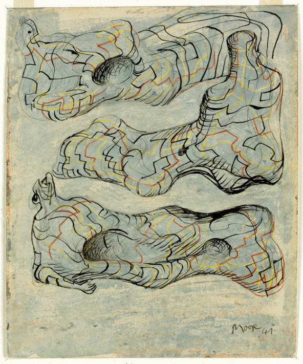 Three Reclining Figures