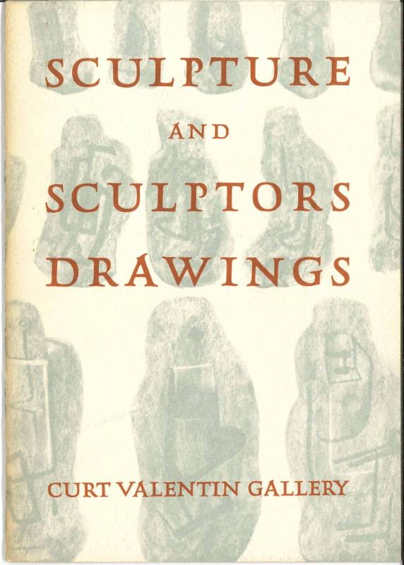 Sculpture and Sculptors' Drawings.