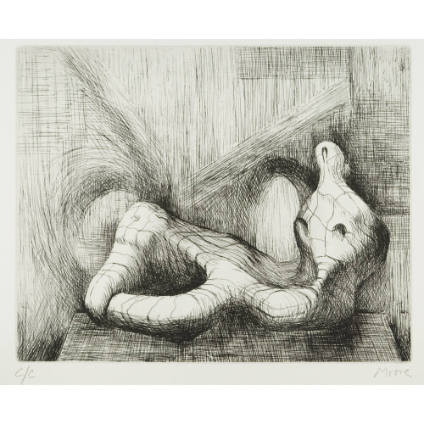 Reclining Figure: Piranesi Background II