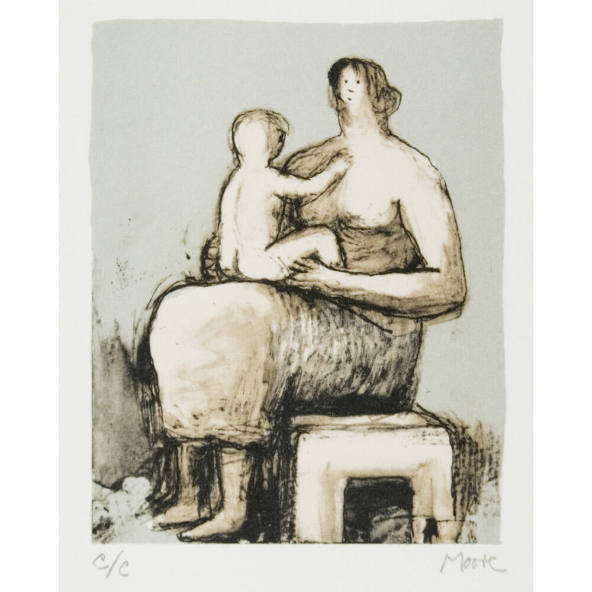 Mother with Child on Lap