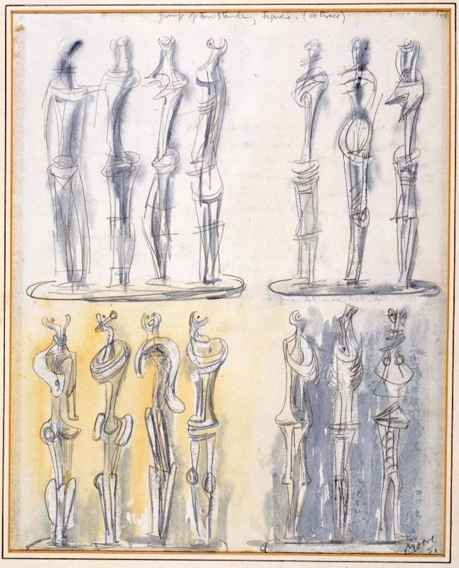 Groups of Standing Figures