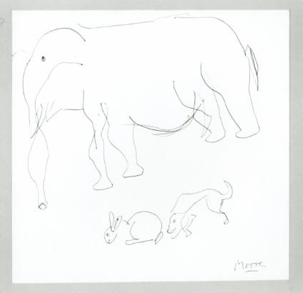 Elephant, Rabbit and Dog