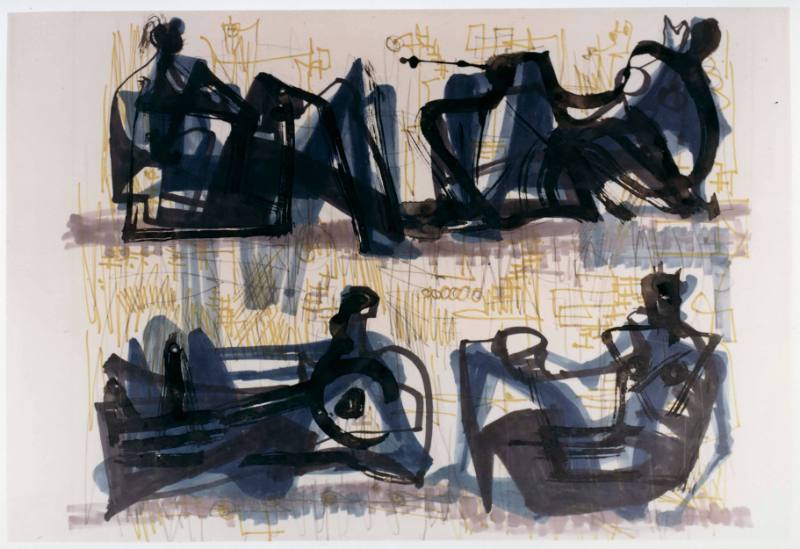 Four Reclining Figures