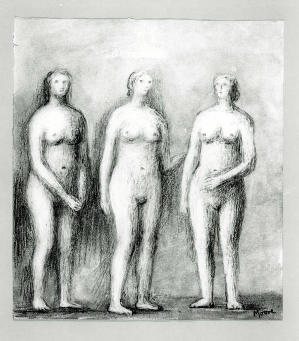 Three Standing Nudes