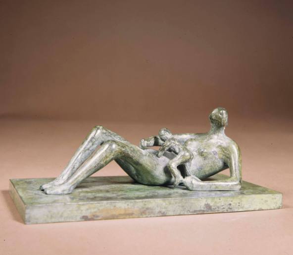 Reclining Mother and Child I