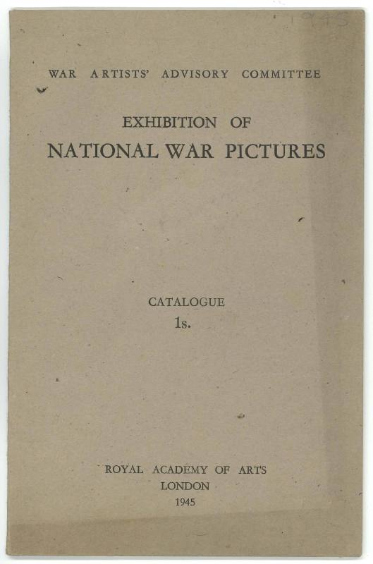 Exhibition of National War Pictures (and a few pieces of sculpture).