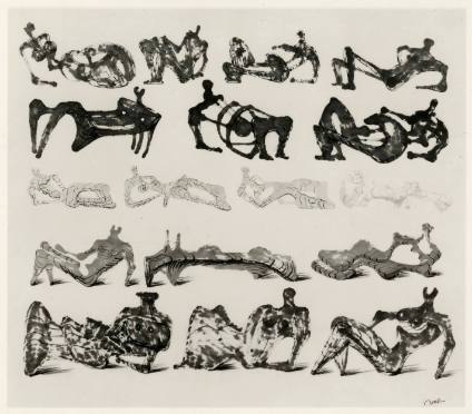 Seventeen Reclining Figures