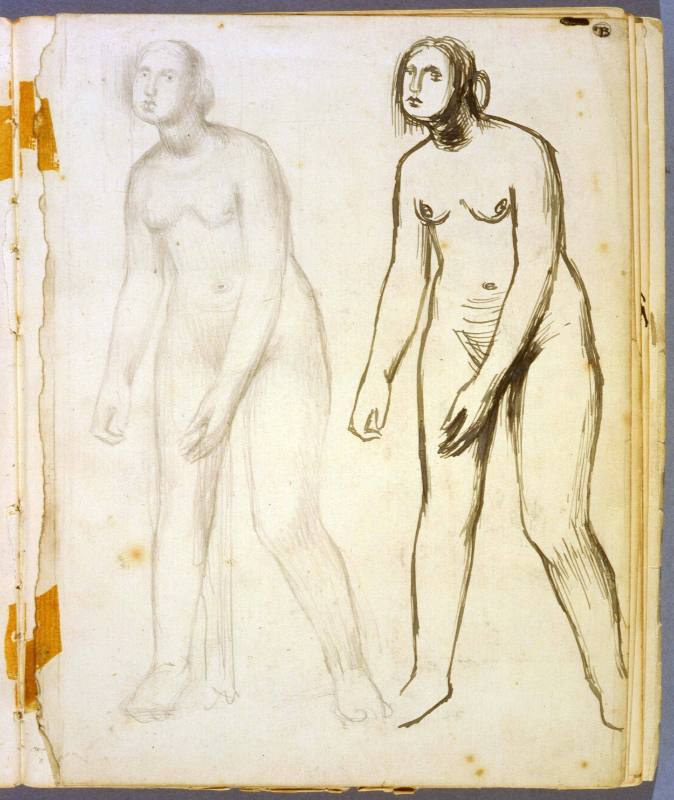 Two Standing Figures