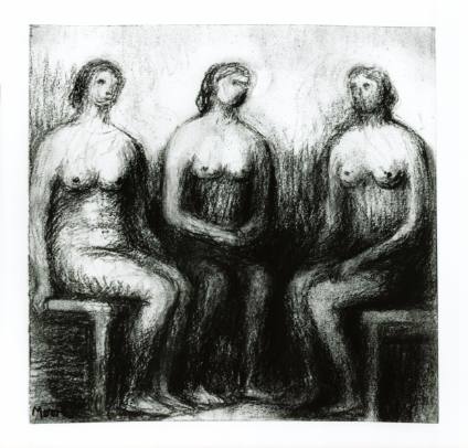 Three Seated Women