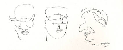 Three Caricatures