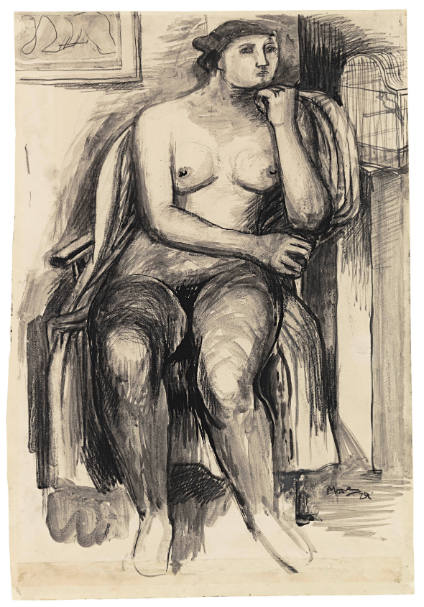 Seated Female Nude