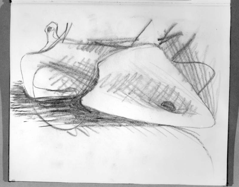 Idea for Sculpture: Reclining Figure