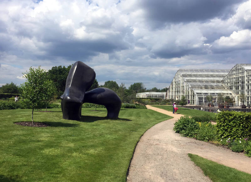 <i>Sheep Piece</i> on display at RHS Garden Wisley, Woking, May 2019. photo: Jennifer Hicks