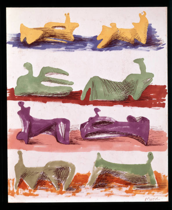 Eight Reclining Figures