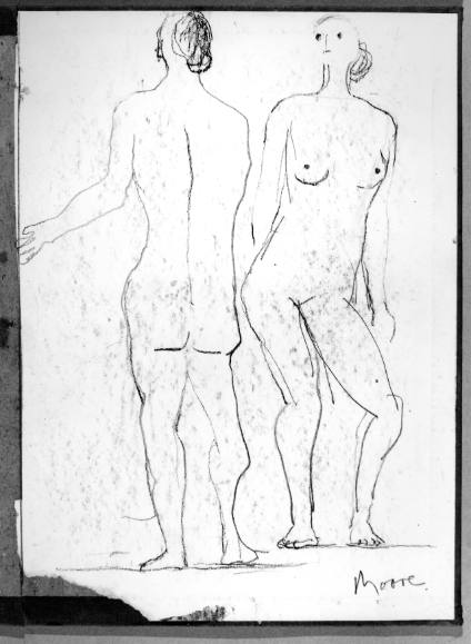 Two Standing Nudes