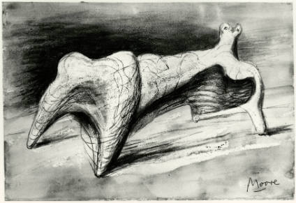 Pointed Reclining Figure