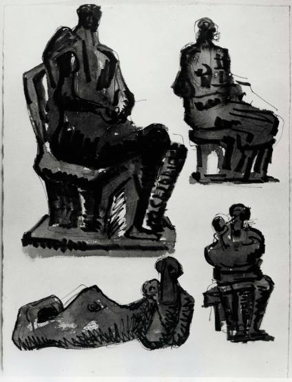 Ideas for Sculpture: Reclining and Seated Figures