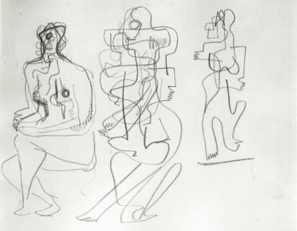 Studies of Seated Figures