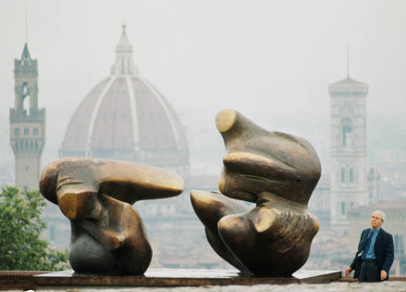 1972 Florence, Forte di Belvedere, Mostra di Henry Moore