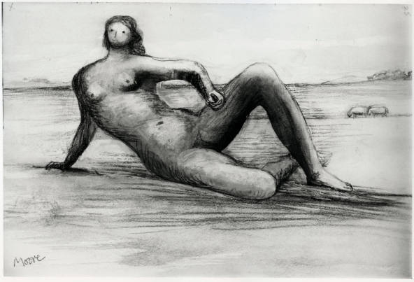 Reclining Figure in Landscape