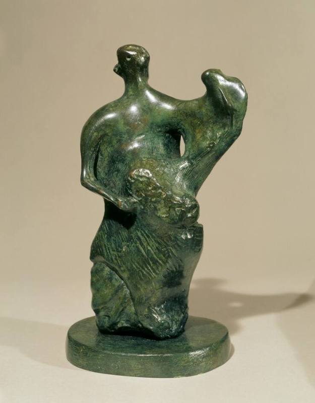 Maquette for Mother and Child: Upright