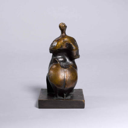 Maquette for Seated Woman