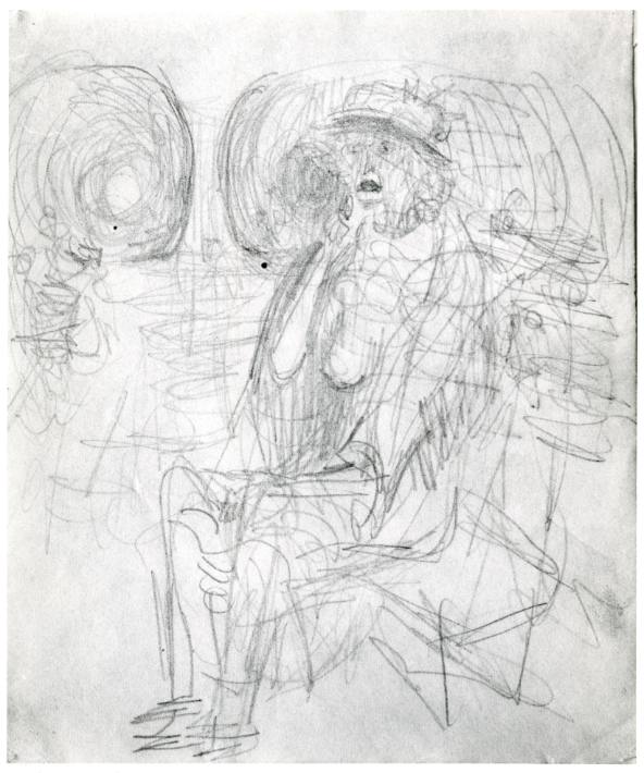 Shelter Scene: Seated Woman