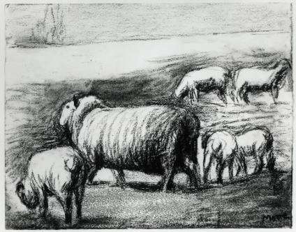 Sheep in Landscape I