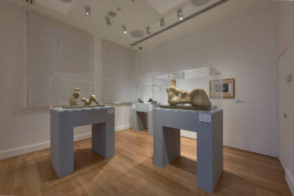 Installation view of Henry Moore: Configuration at the Henry Moore Institute 2021. photo: John …