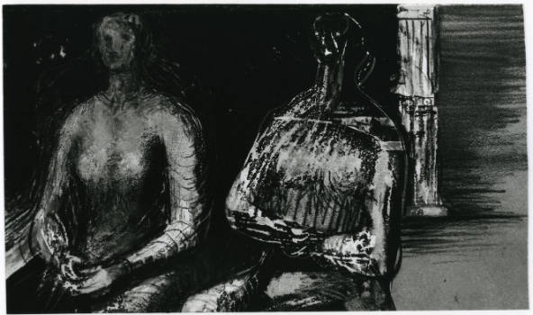 Two Seated Women