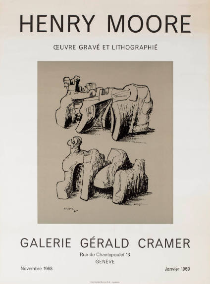 HENRY MOORE ŒUVRE GRAVÉ ET LITHOGRAPHIÉ