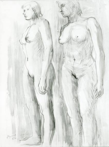 Two Standing Women