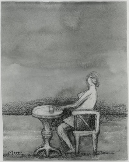 Woman Seated at Table