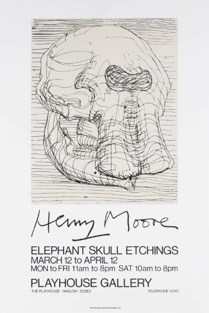 Henry Moore
ELEPHANT SKULL ETCHINGS