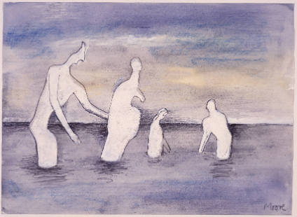 Four Sea-Bathers