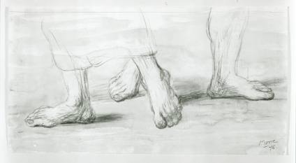 Study of Feet after Luca Signorelli's 'Scourging of Christ'