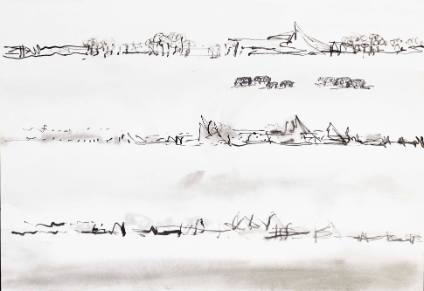 Pen Exercise XX: Landscape with Sheep