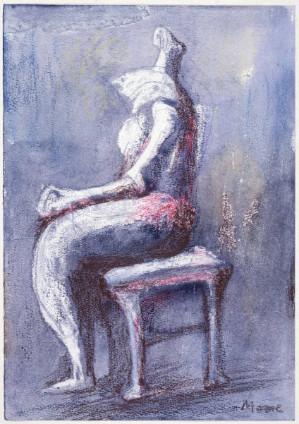 Woman Seated on Stool