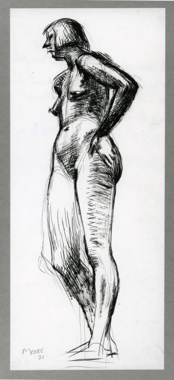 Standing Female Nude